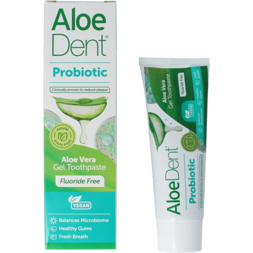 75 ml AloeDent Aloe Vera Probiotic Fluoride Free