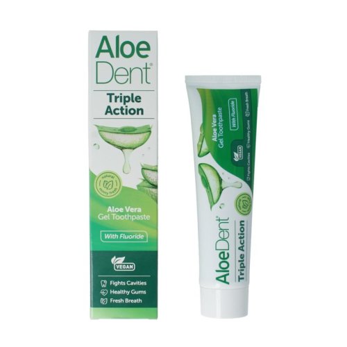 AloeDent Aloe Vera Triple Action With Fluoride 100 Ml