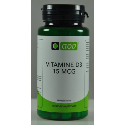 AOV Vitamine D3 15mcg 180 tablets