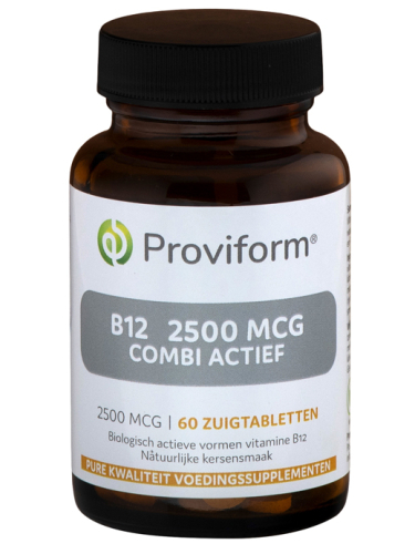 60 zuigtabletten Proviform B12 2500 mcg Combi Actief