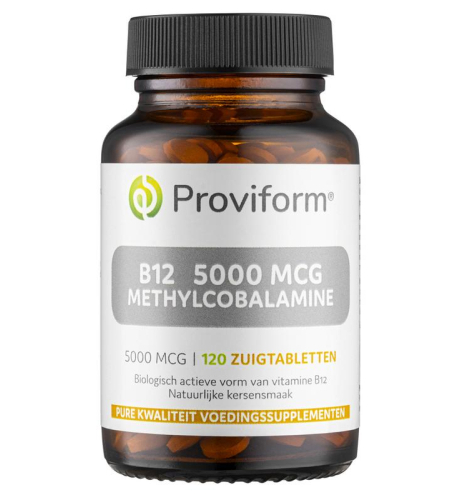 120 zuigtabletten Proviform B12-5000 mcg Methylcobalamine