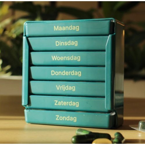 1 Stücke Goldea Health Pillendoos Week