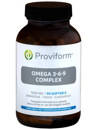 90 softgels Proviform Omega 3-6-9 Complex 1200 mg