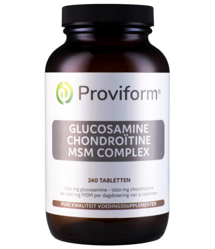 240 tabletten Proviform Glucosamine Chondroitine MSM Complex