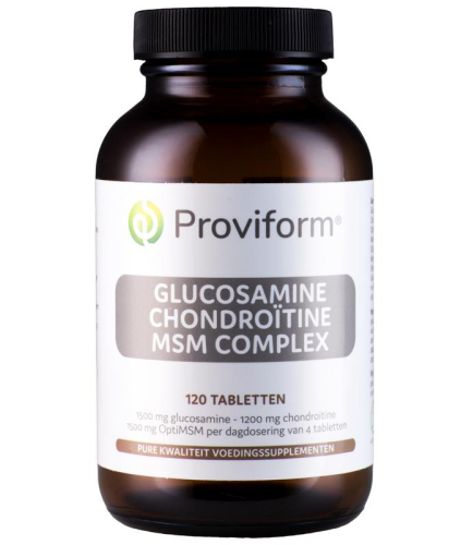 120 tablets Proviform Glucosamine Chondroitine MSM Complex