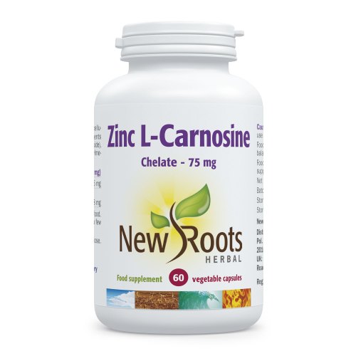 60 vegetarische capsules New Roots Herbal Zinc L-Carnosine