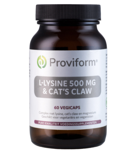60 Vegicaps Proviform L-Lysine 500 mg & Cat's Claw