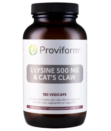 180 Vegicaps Proviform L-Lysine 500 mg & Cat's Claw