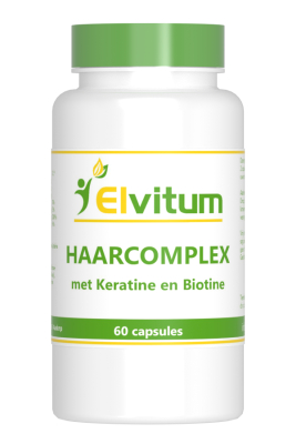 Elvitum Haarcomplex met Keratine en Biotine 60 Kapseln