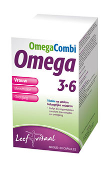 Leef Vitaal OmegaCombi 3-6 Vrouw 60 Kapseln