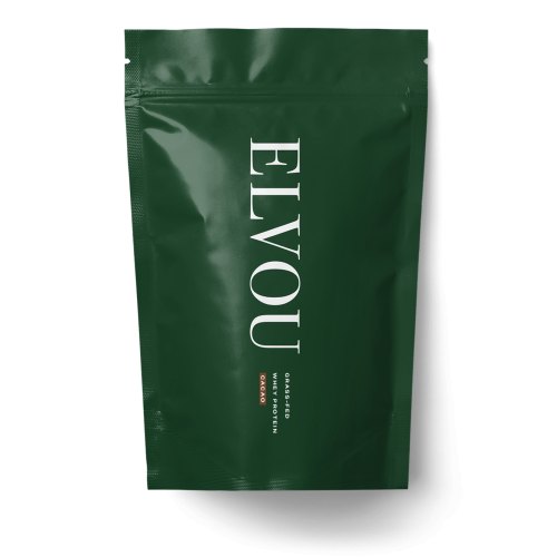 Elvou Grass-Fed Whey Protein Cacao 1000 Gramm