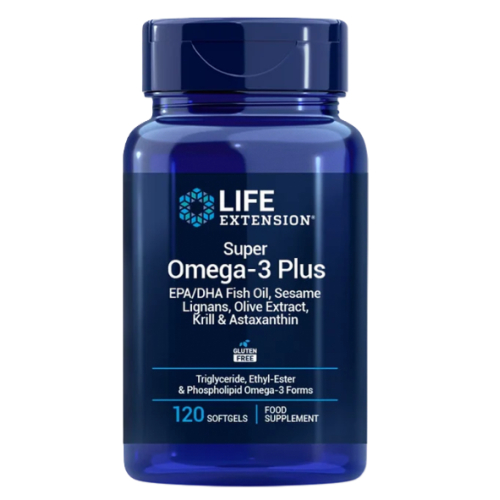 120 softgels Life Extension Super Omega-3 Plus 
