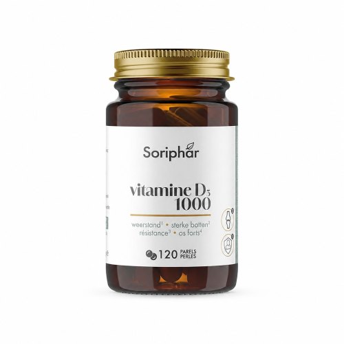 120 softgels SoriaBel / Soriphar Vitamine D 1000 I.E