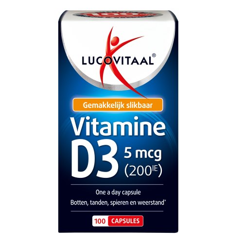 Lucovitaal Vitamine D3 5 mcg 200 IE 100 Kapseln