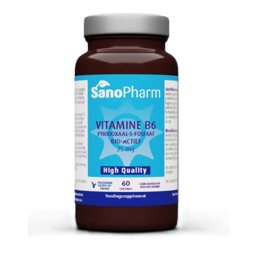 SanoPharm High Quality Vitamine B6 60 Kapseln