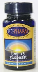 90 softgels Toppharm IJzer 15 Gluconaat