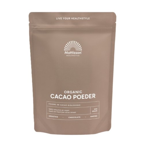 Mattisson Cacao Poeder Biologisch 300 gram