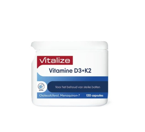 Vitalize Vitamine D3 + K2 120 capsules