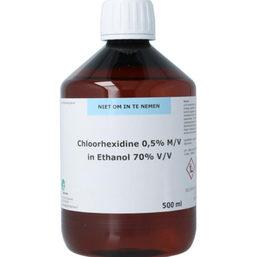 500 ml Orphi Pharma / Chempropack Chloorhexidine 0,5% In Alcohol 70%