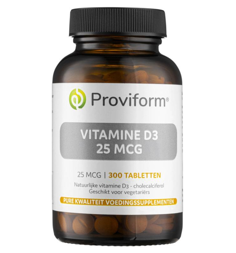 Proviform Vitamine D3 25 mcg  300 Tabletten