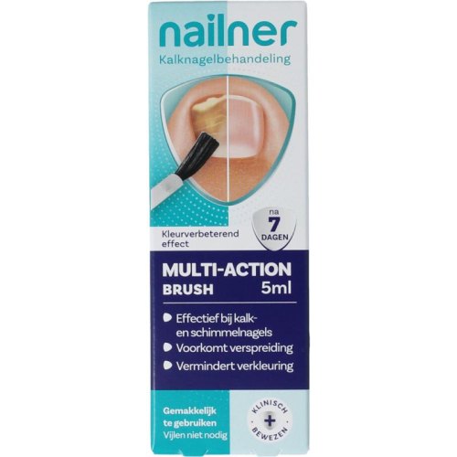 Nailner Kalknagelkwastje Multi Action Brush 5 Ml