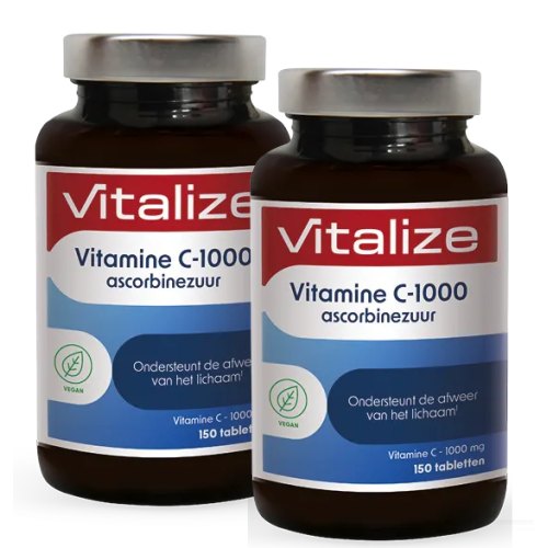 Vitalize Vitamine C-1000 Ascorbinezuur 300 Tabletten
