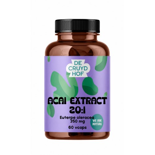 De Cruydhof Acai Extract 20:1 60 Vcaps