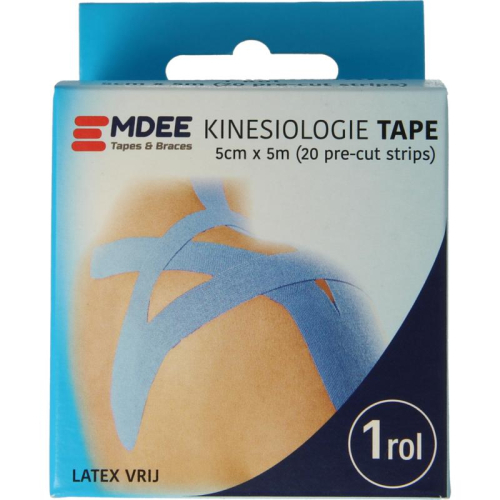 20 stuks Emdee Kinesiology Tape Blauw