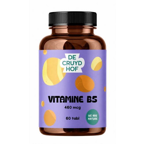 De Cruydhof Vitamine B5 60 Tabletten