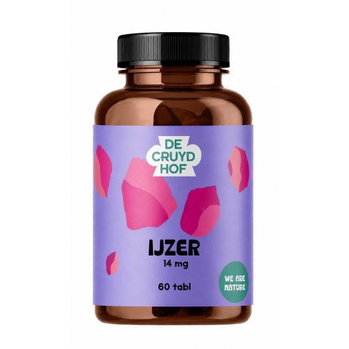 De Cruydhof IJzer 14 mg 60 tablets