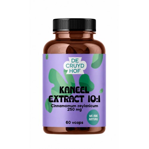 De Cruydhof Kaneel Extract 10:1 250 mg 60 Vcaps
