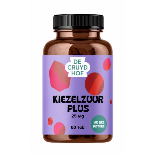 De Cruydhof Kiezelzuur Plus 25 mg 60 Tabletten