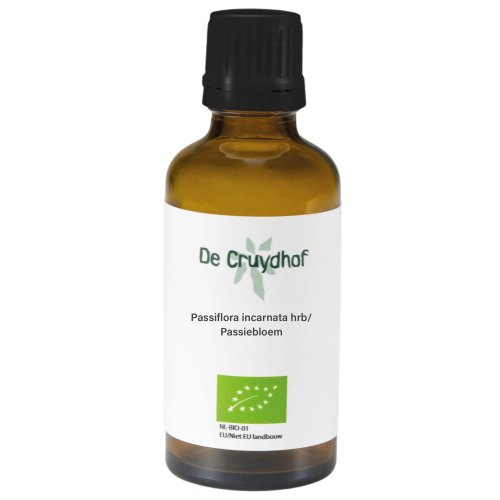 De Cruydhof Passiflora Incarnata - Passiebloem Tinctuur Biologisch 50 Ml