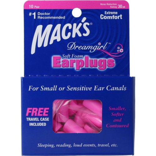 Macks Earplugs Dreamgirl Soft Foam 10 couple