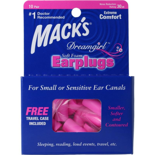 10 paar Macks Earplugs Dreamgirl Soft Foam