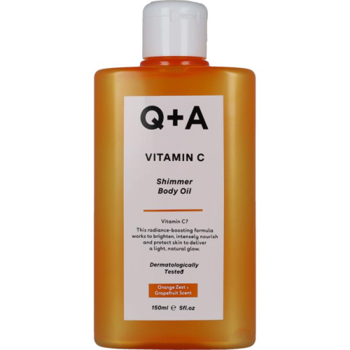 150 ml Q+A Vitamin C Shimmer Body Oil
