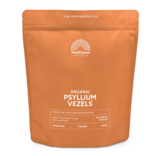 750 gram Mattisson Psyllium Vezels Biologisch