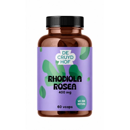 60 Vcaps De Cruydhof Rhodiola Rosea 400 mg