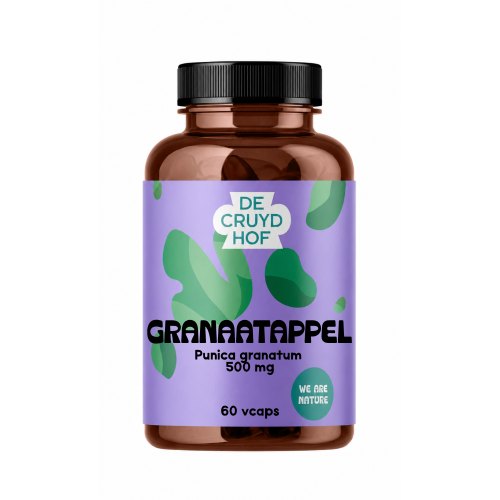 60 Vcaps De Cruydhof Granaatappel 500 mg