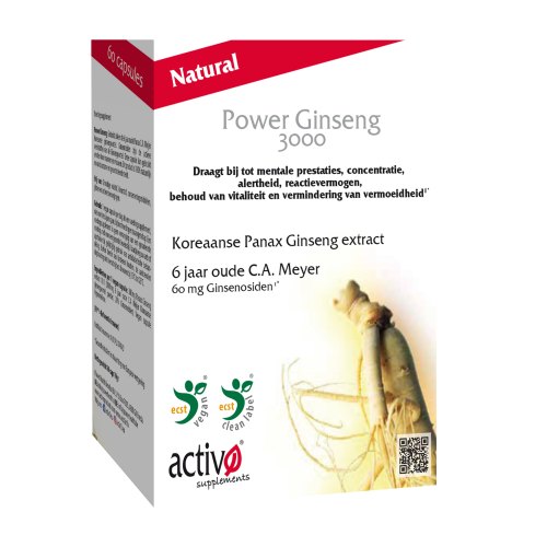 Activo Power Ginseng 3000 60 capsules