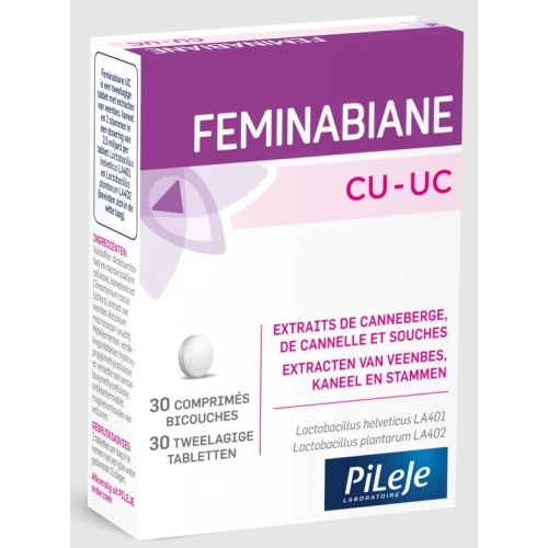 30 tabletten PiLeJe Feminabiane CU-UC