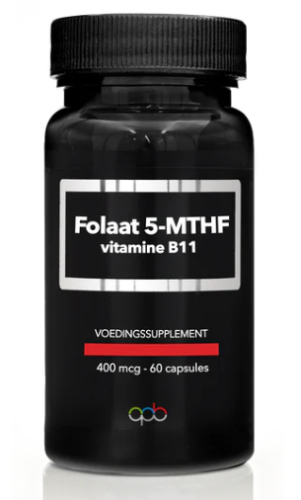 60 capsules APB Holland Folaat (5-MTHF) Vitamine B11 400 mcg 