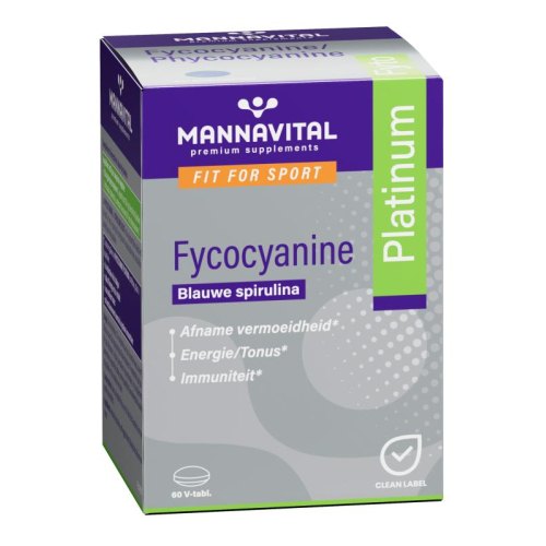 60 tabletten Mannavital Fycocyanine Platinum