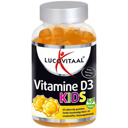 60 gummies Lucovitaal Vitamine D3 Kids