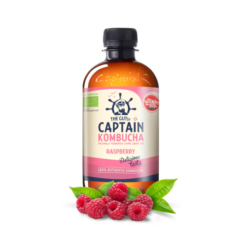 400 ml The GUTsy Captain Company Kombucha Raspberry