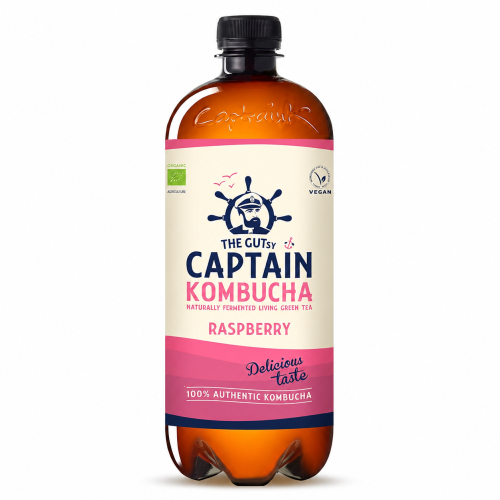 1000 ml The GUTsy Captain Company Kombucha Raspberry