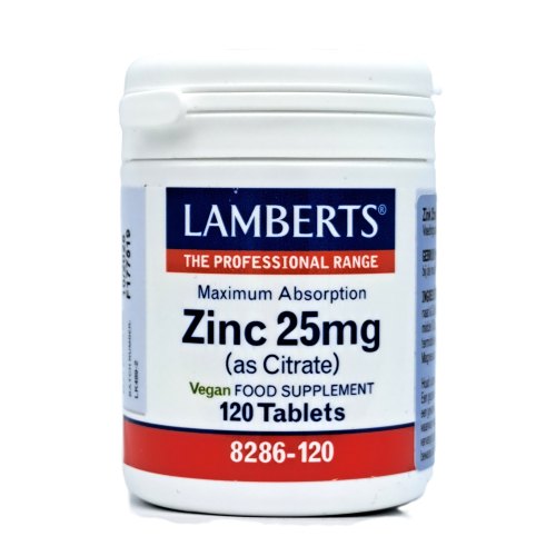 120 tabletten Lamberts Zinc 25 mg