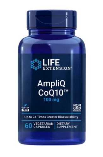 60 capsules Life Extension AmpliQ CoQ10™ 100 mg
