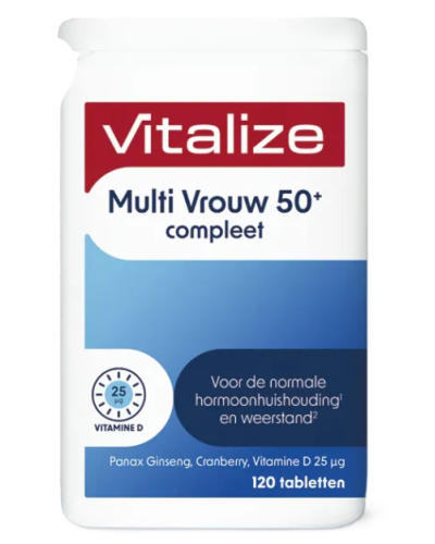 Vitalize Multi Vrouw 50+ Compleet 120 Tabletten