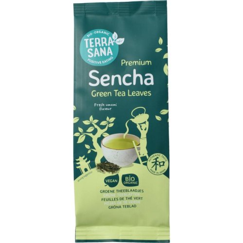 Terrasana Sencha Groene Theeblaadjes Biologisch 75 Gramm